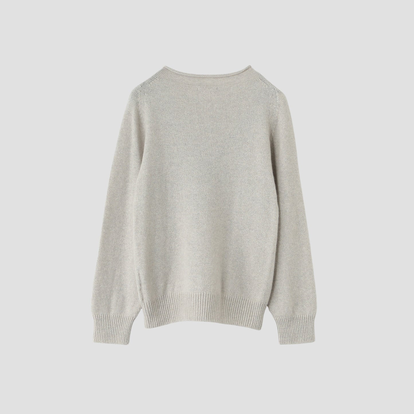 LONG SLEEVE CAST OFF ROLL NECK KNIT
