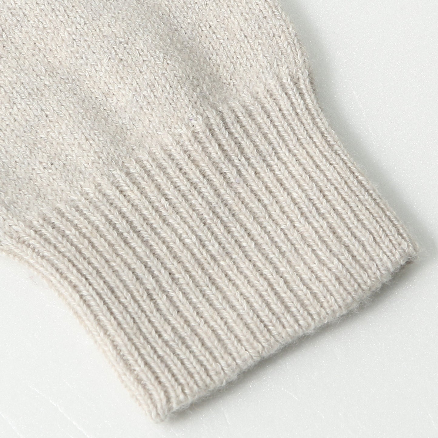 LONG SLEEVE CAST OFF ROLL NECK KNIT