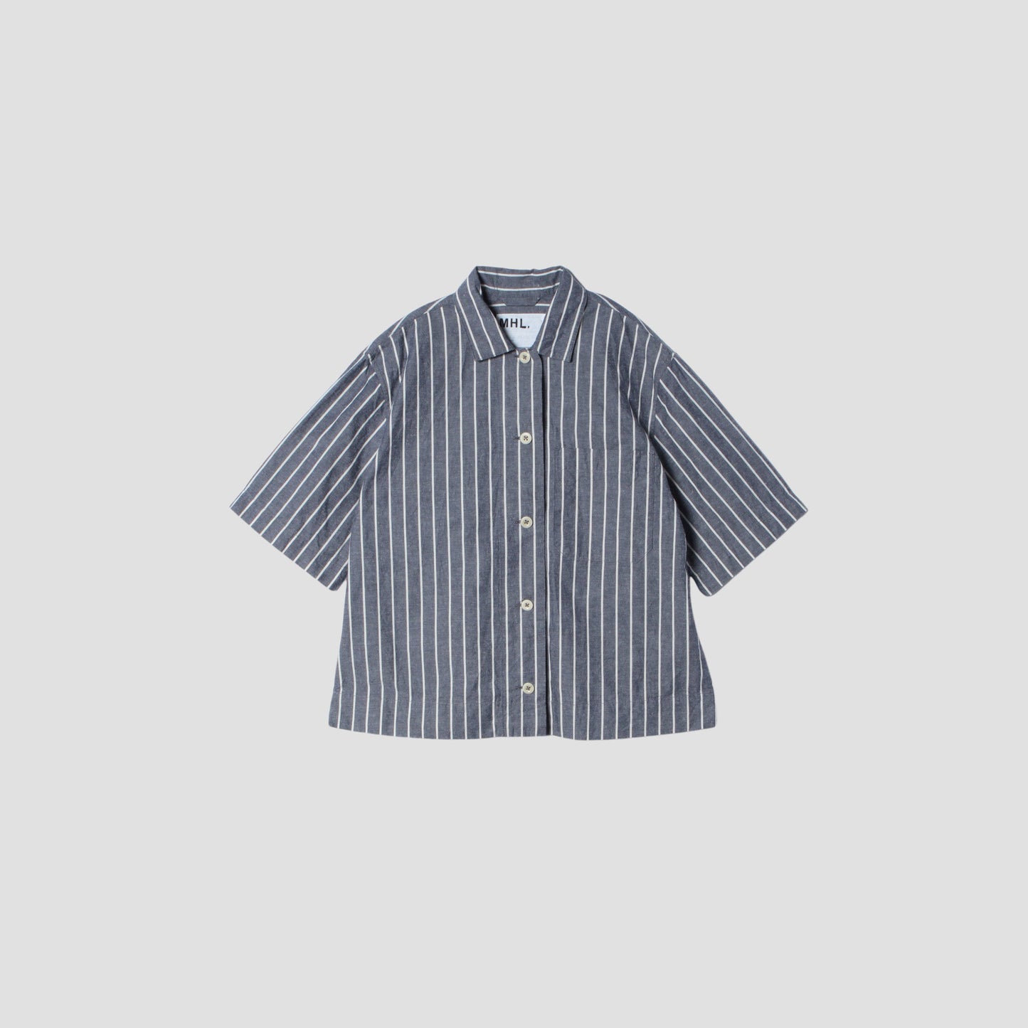 YARN DYE COTTON LINEN SHIRT