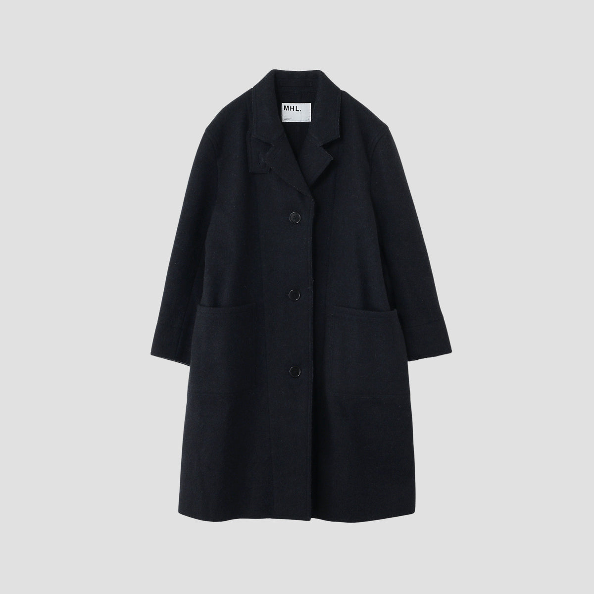 HEAVY WOOL MELTON COAT