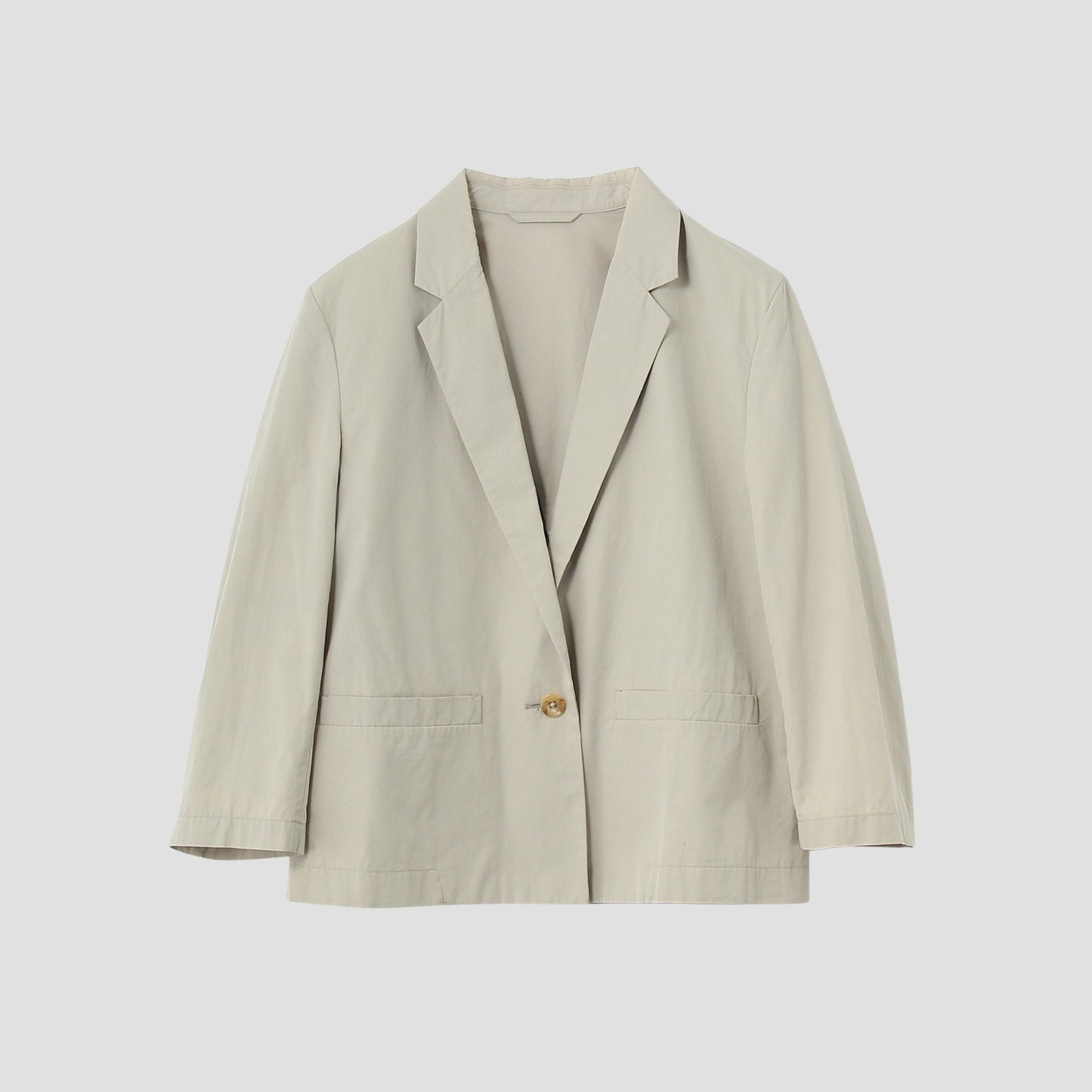 WASHED YARN DYE POPLIN JACKET