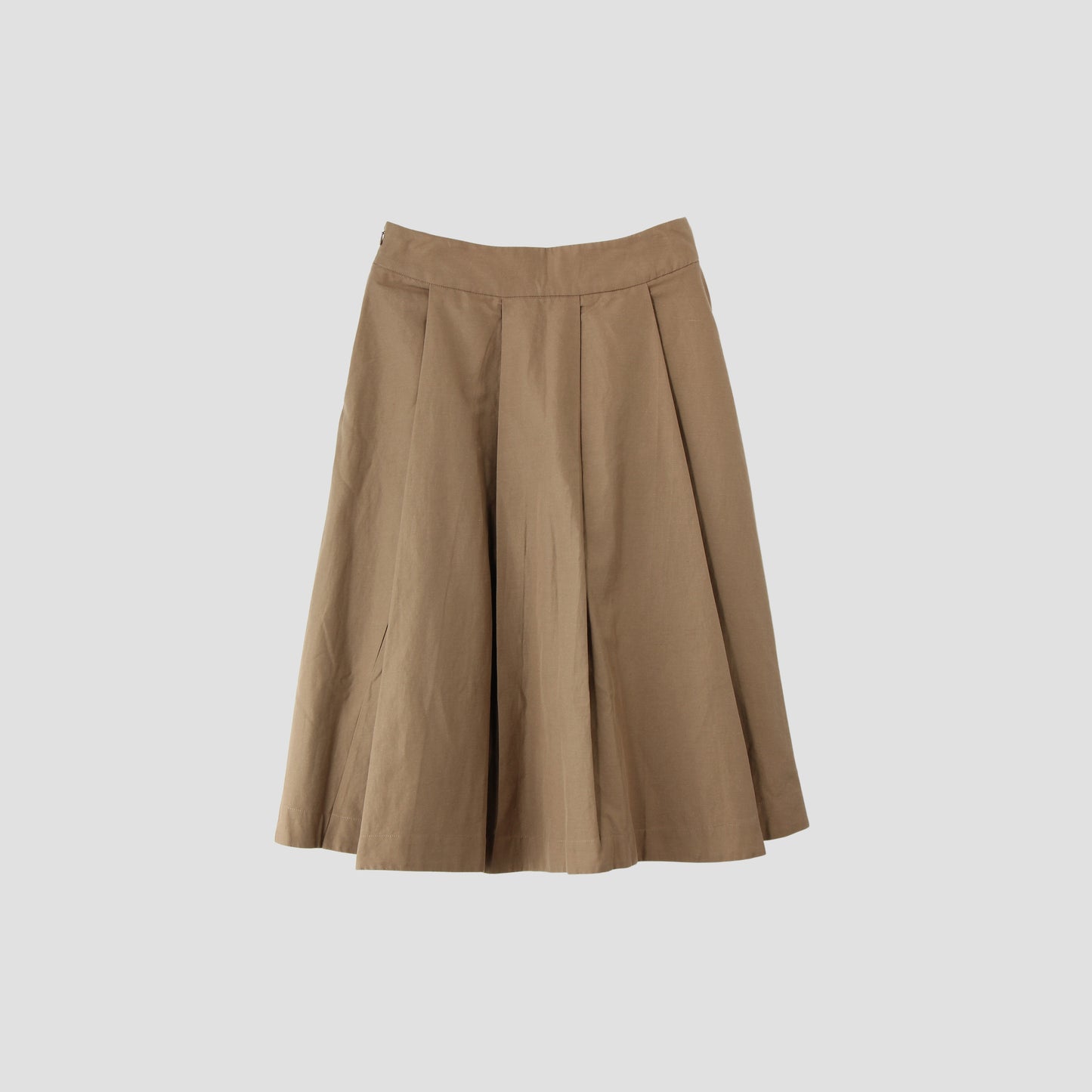 COTTON LINEN DRILL SKIRT