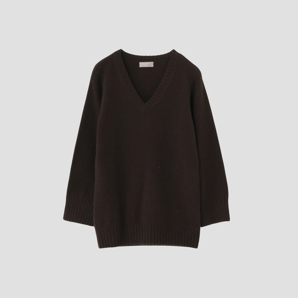 OVERSIZED V NECK JUMPER KNIT