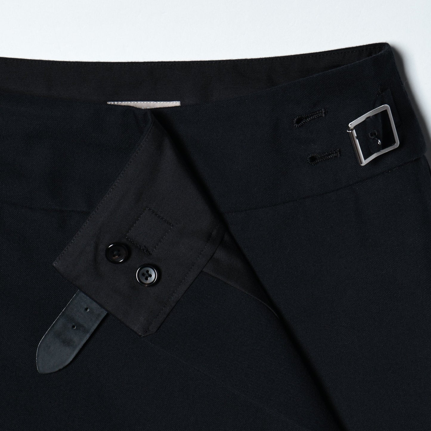 BRUSHED COTTON WOOL SKIRT