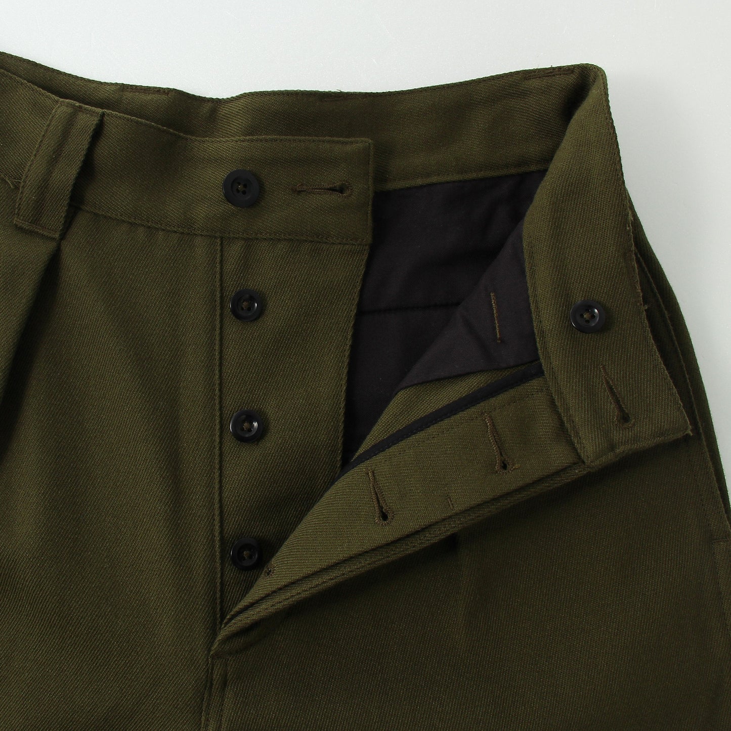 LIGHT COTTON WOOL DRILL TROUSERS