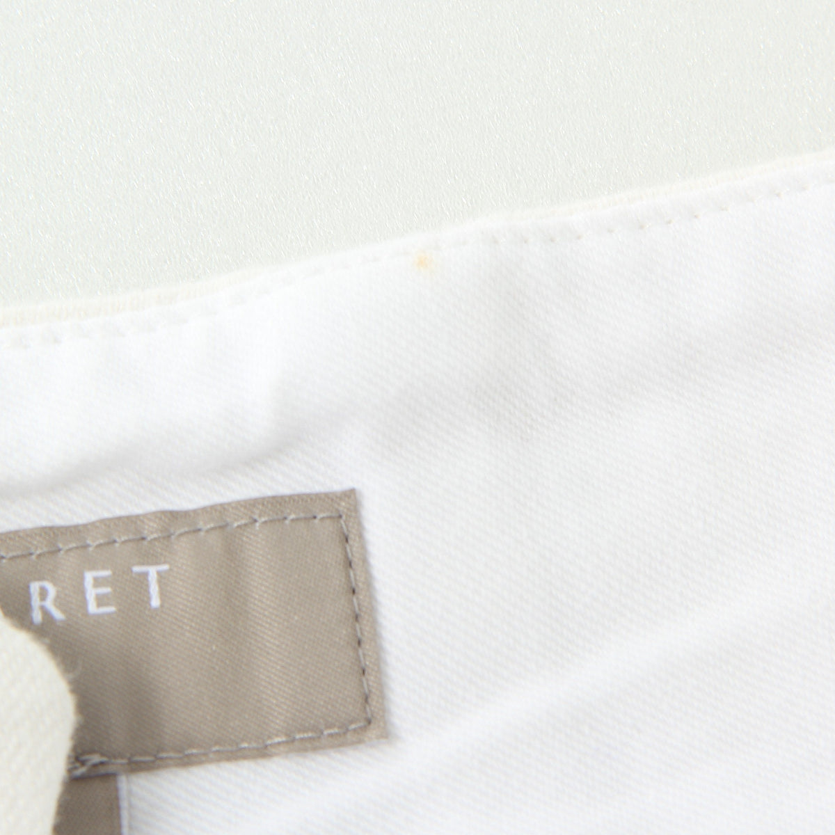 WASHED COTTON TWILL TROUSERS