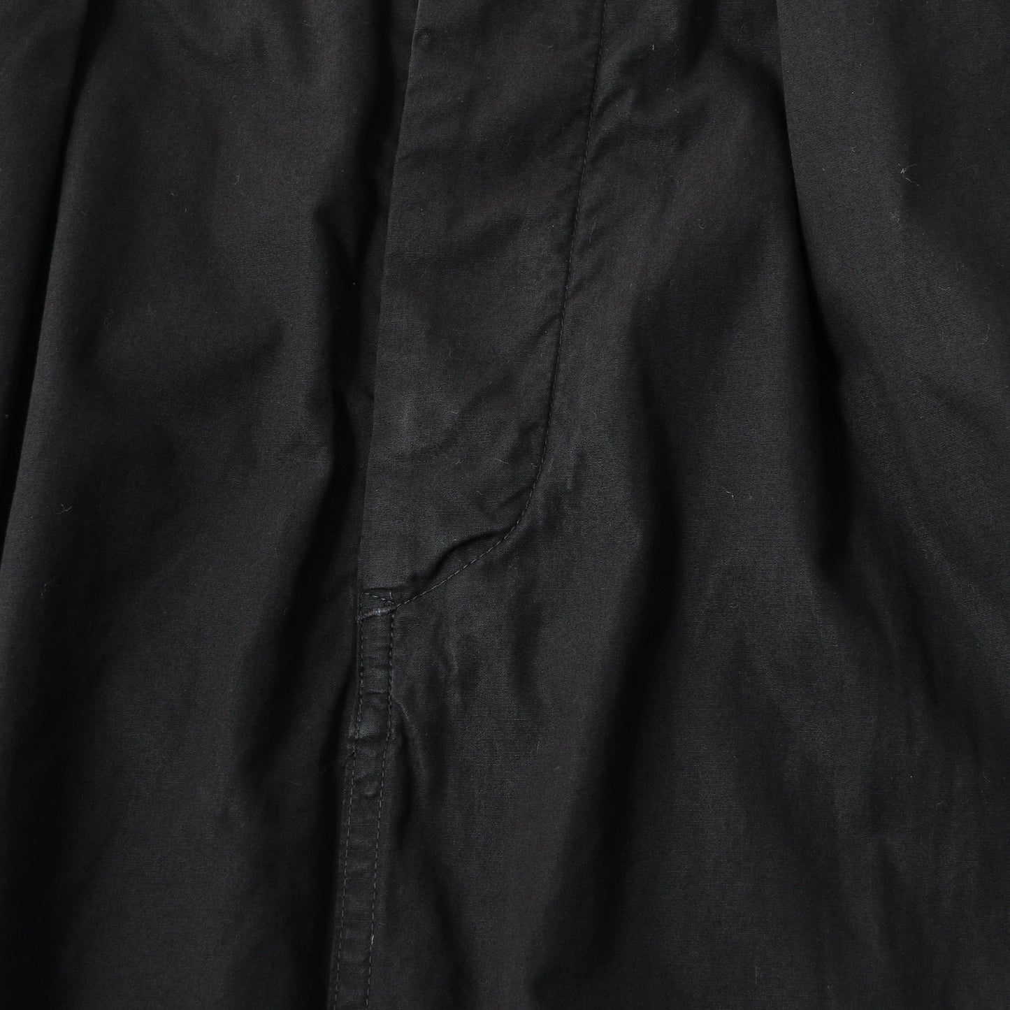 FINE COMPACT COTTON POPLIN SKIRT