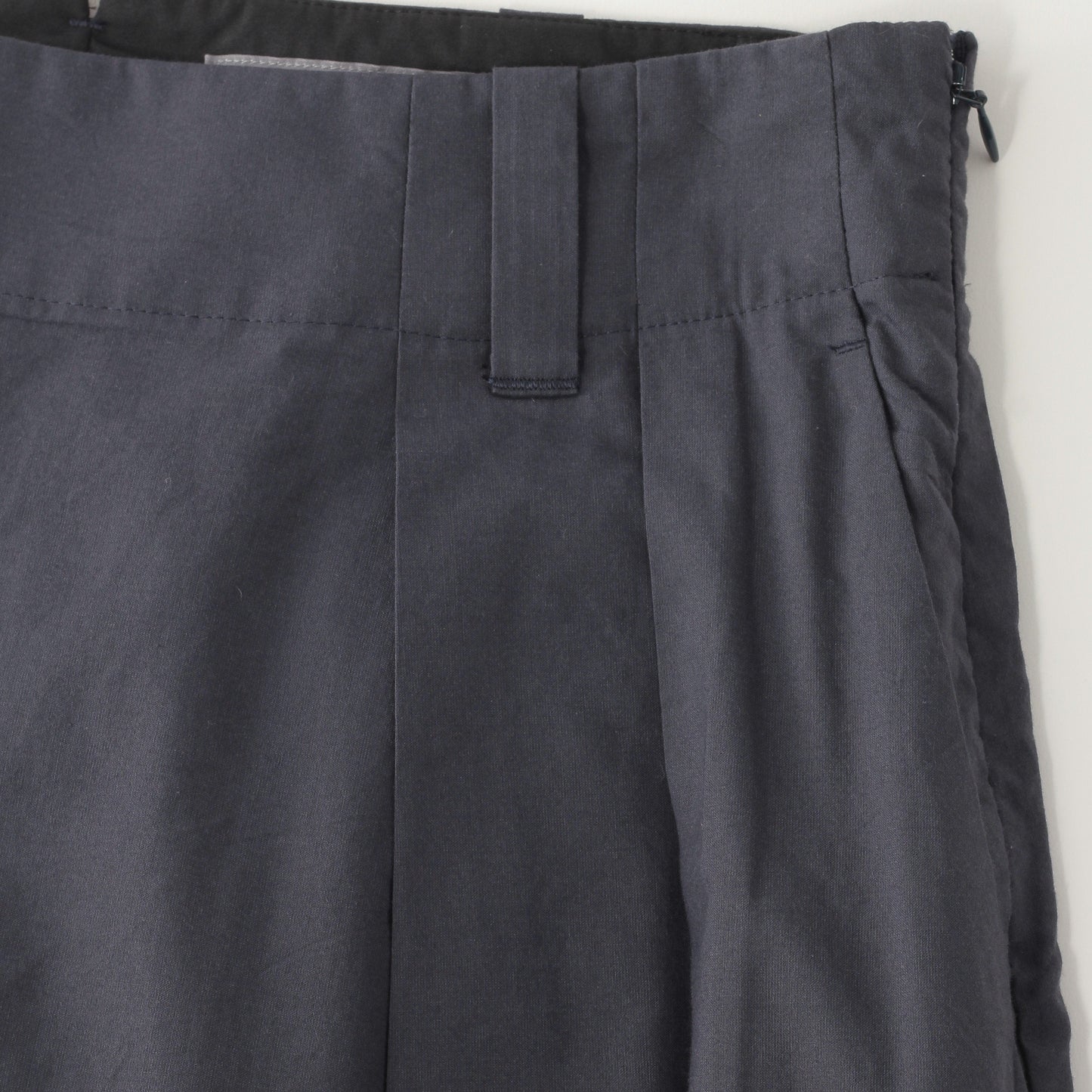 MATT COTTON SILK POPLIN SKIRT