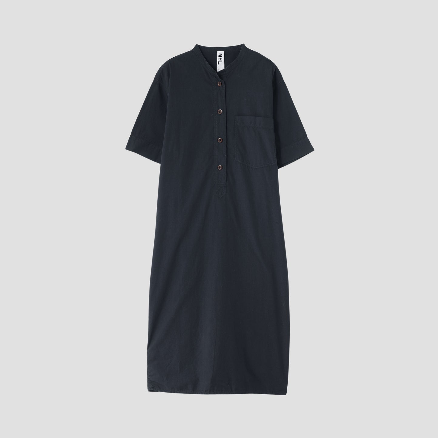 GARMENT DYE BASIC POPLIN DRESS