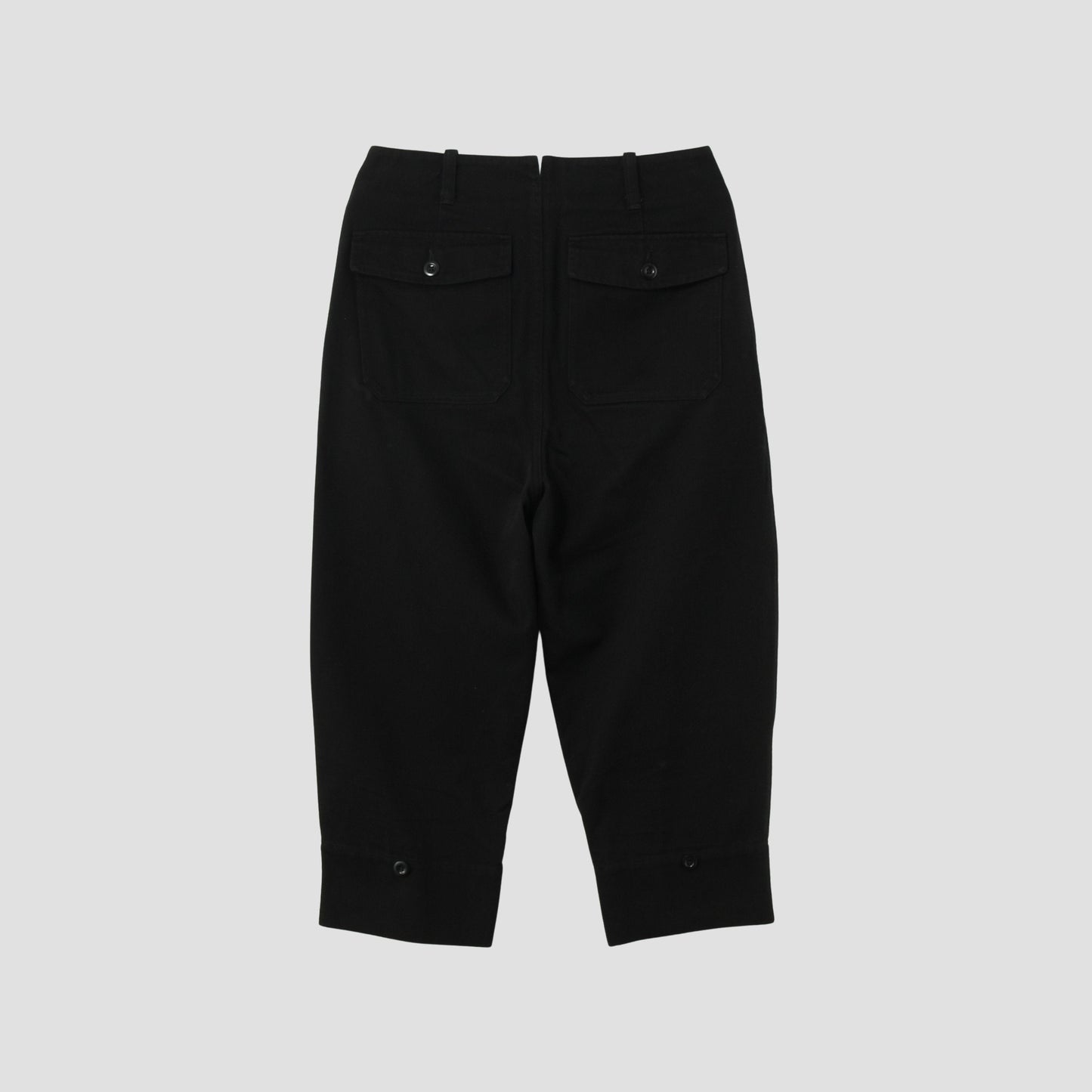SOFT COTTON TWILL TROUSERS