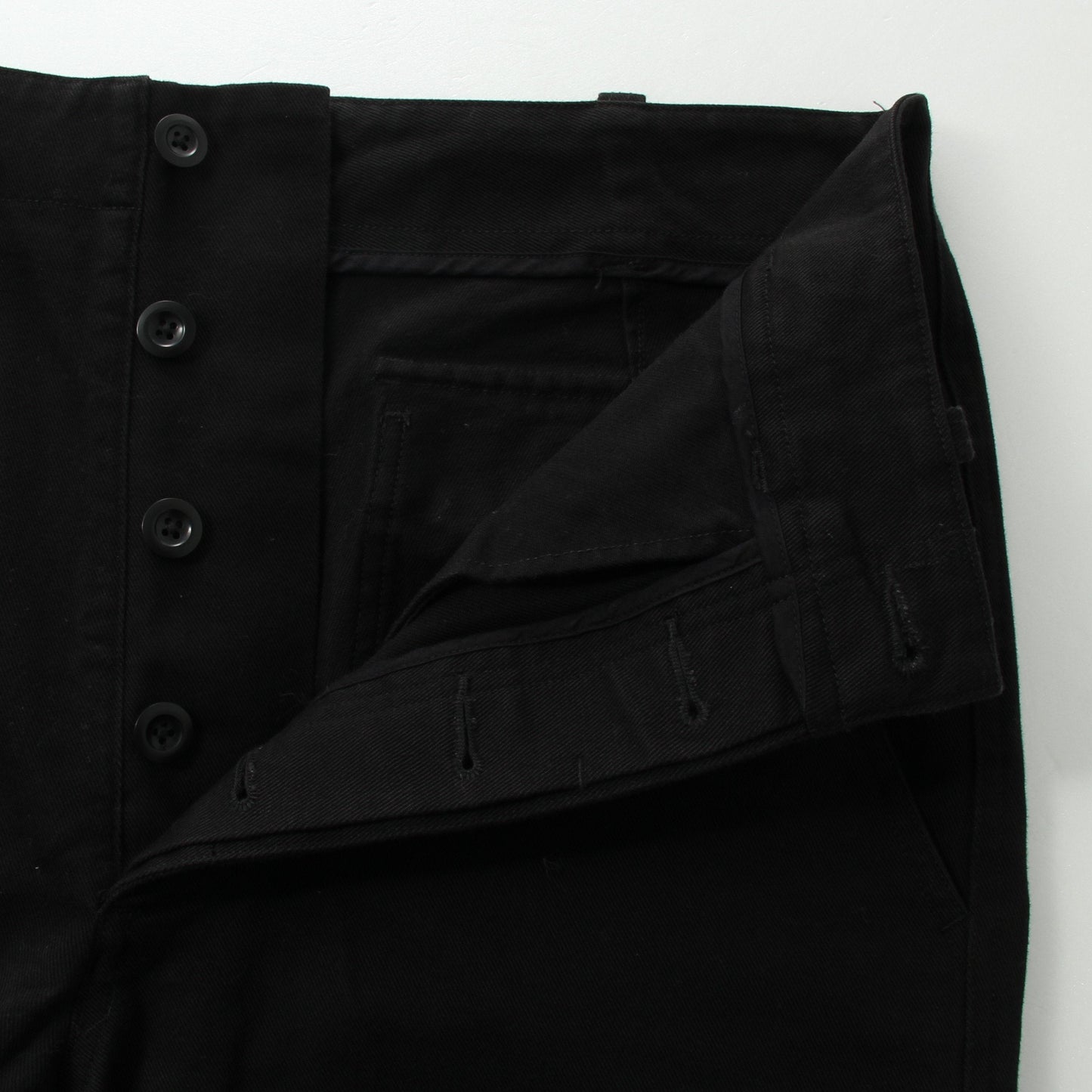 SOFT COTTON TWILL TROUSERS