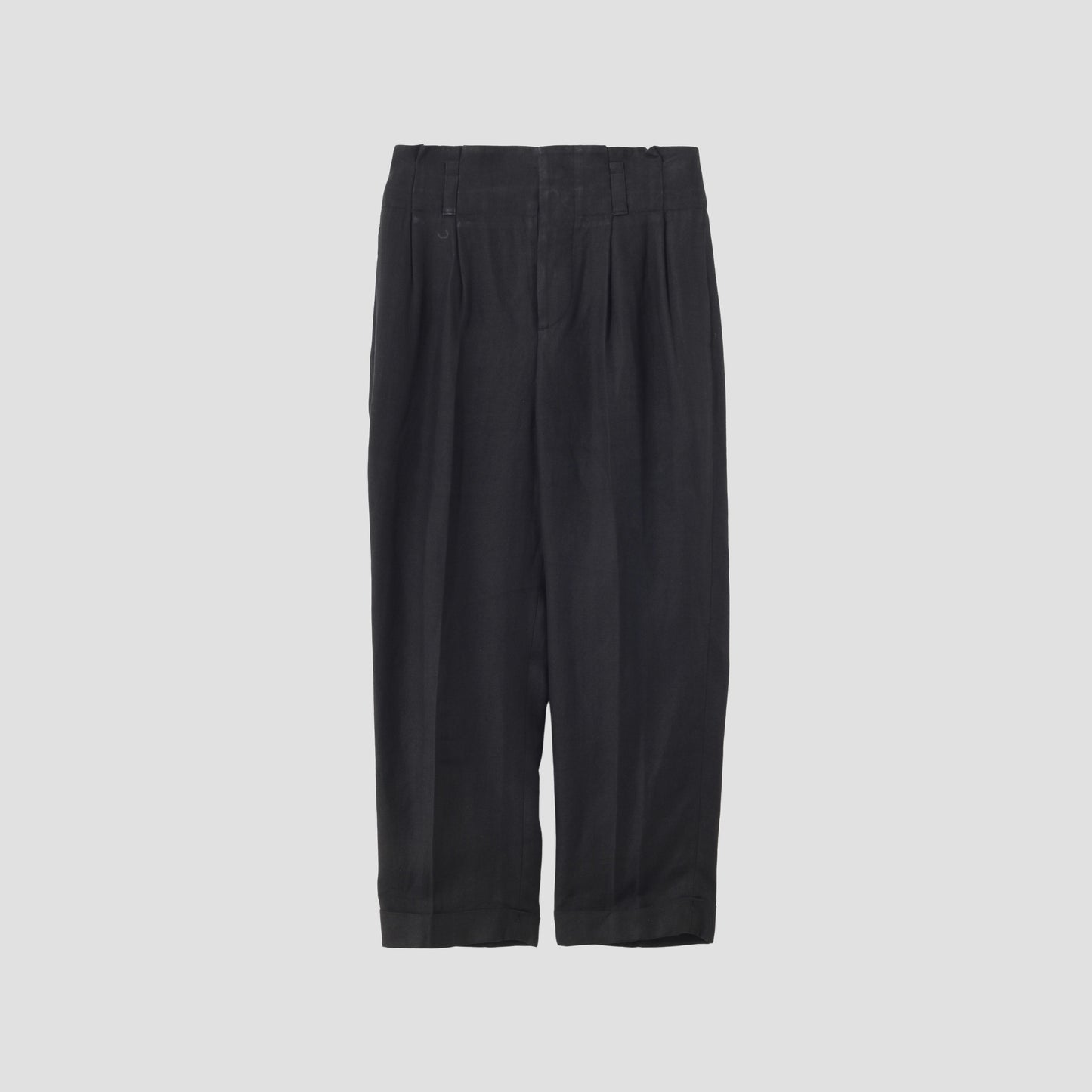 CLEAN HERRINGBONE TROUSERS