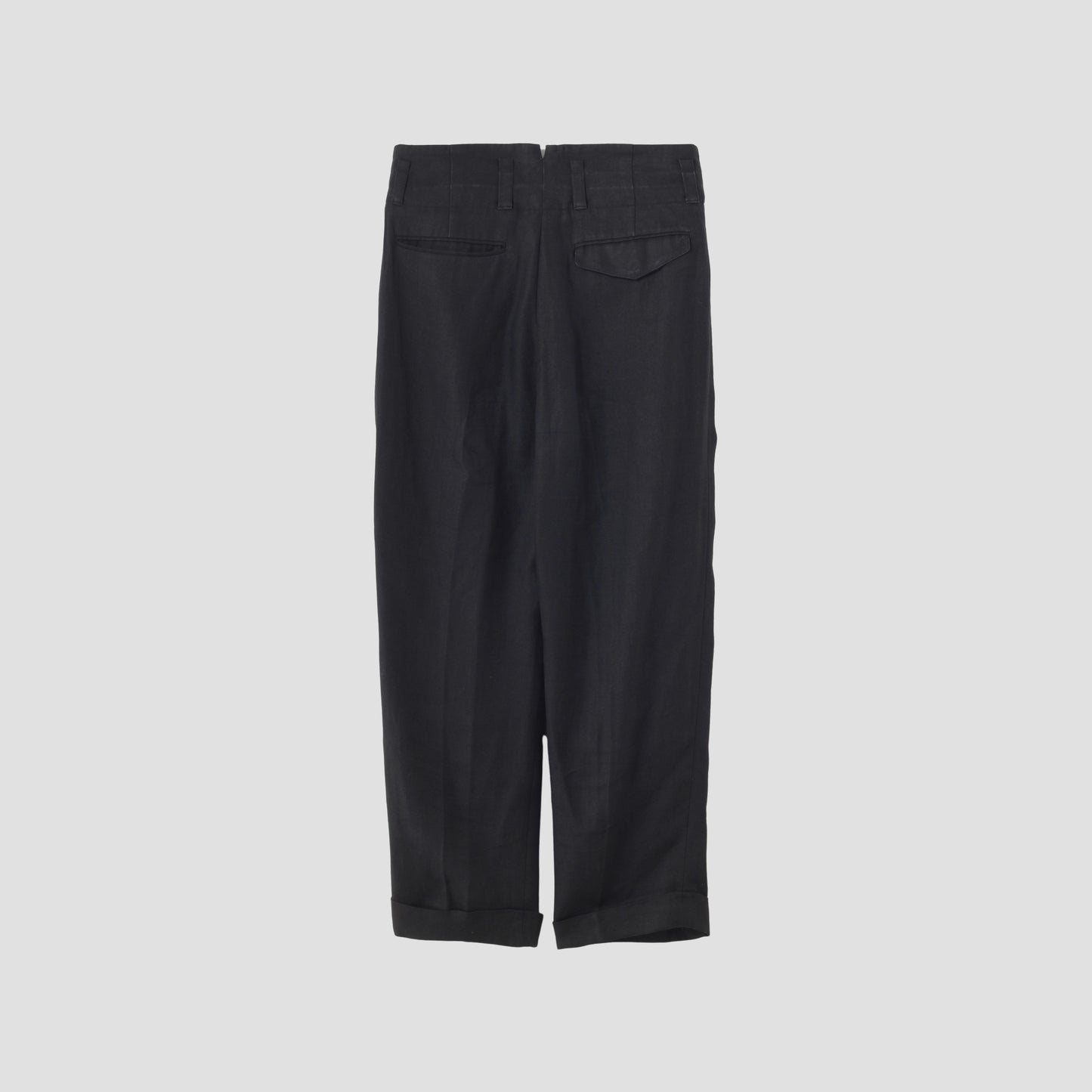 CLEAN HERRINGBONE TROUSERS