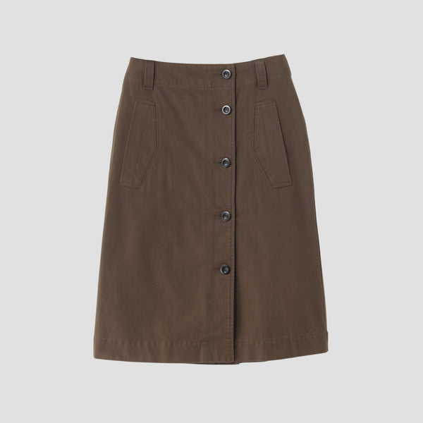 WORKWEAR COTTON TWILL SKIRT