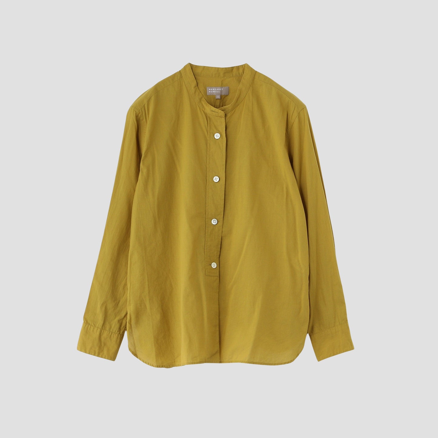 PIECE DYED WASHED COTTON SHIRT