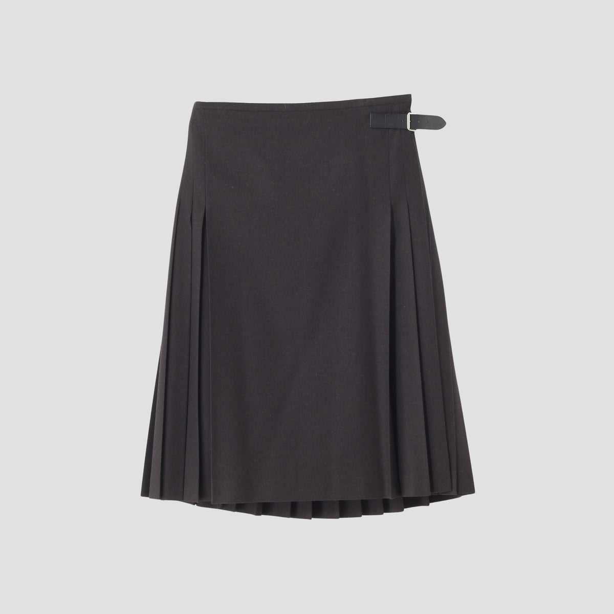 FINE WOOL FLANNEL SKIRT