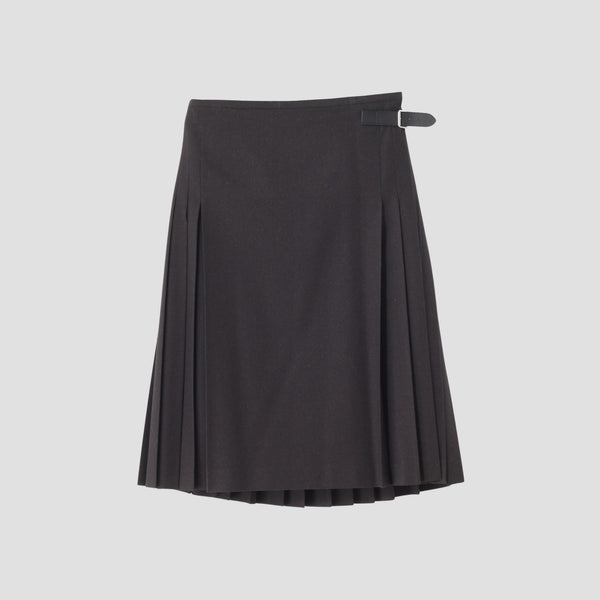 FINE WOOL FLANNEL SKIRT