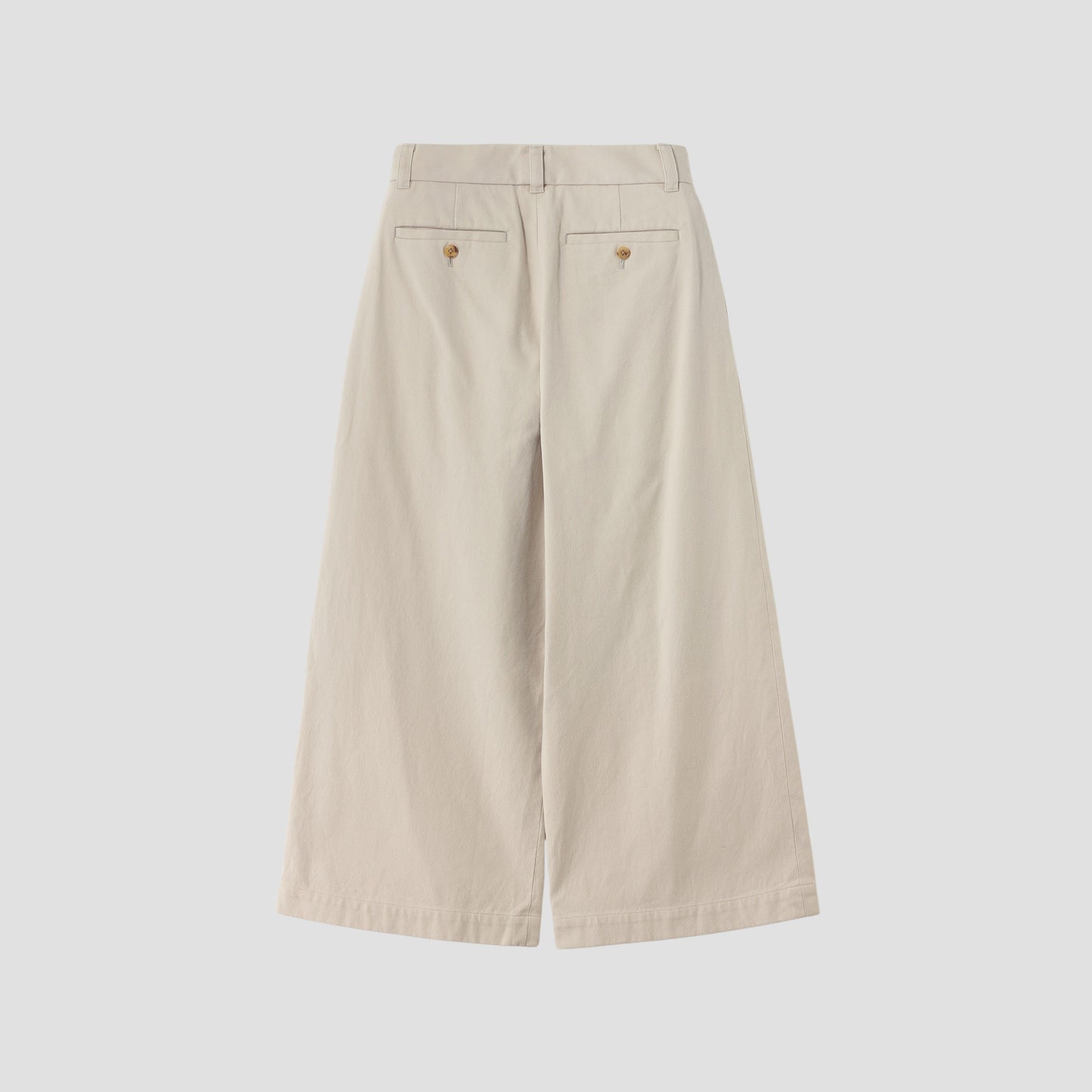 COTTON TWILL TROUSERS