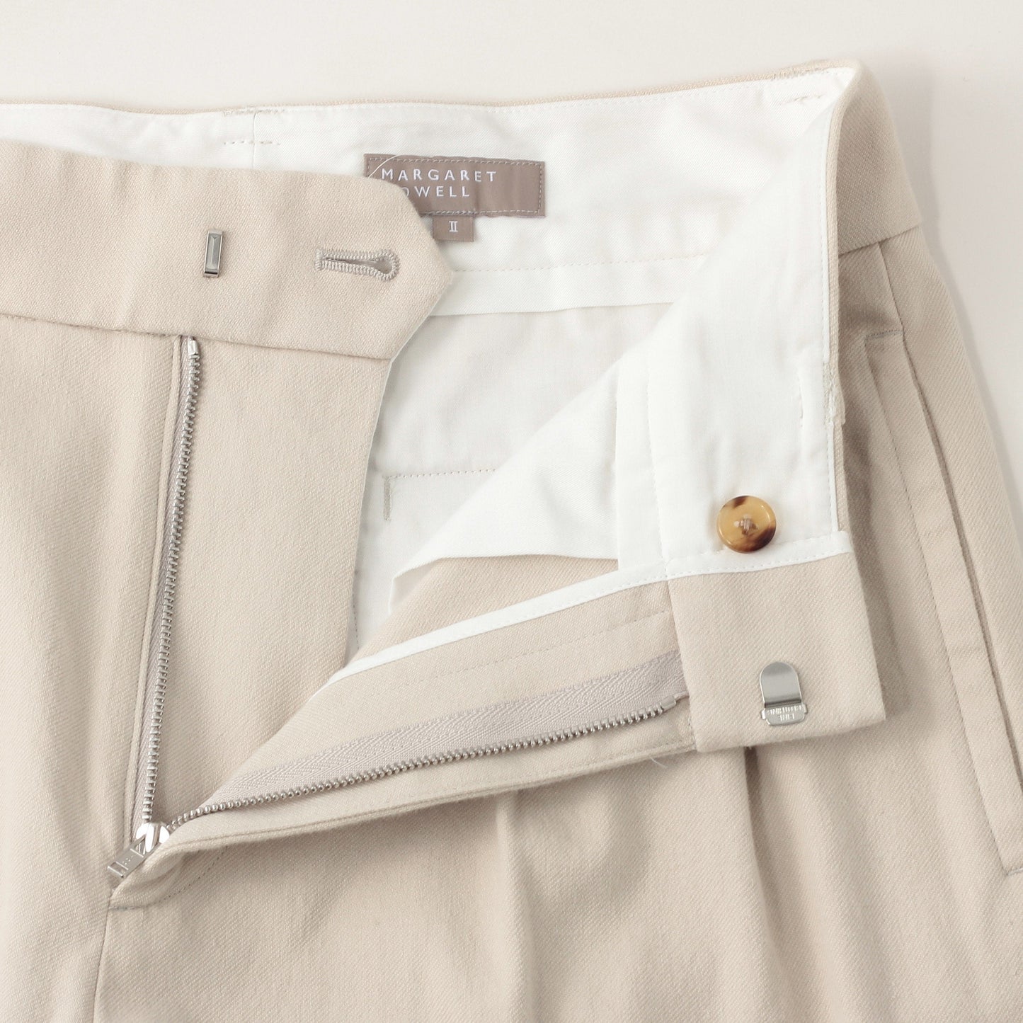 COTTON TWILL TROUSERS