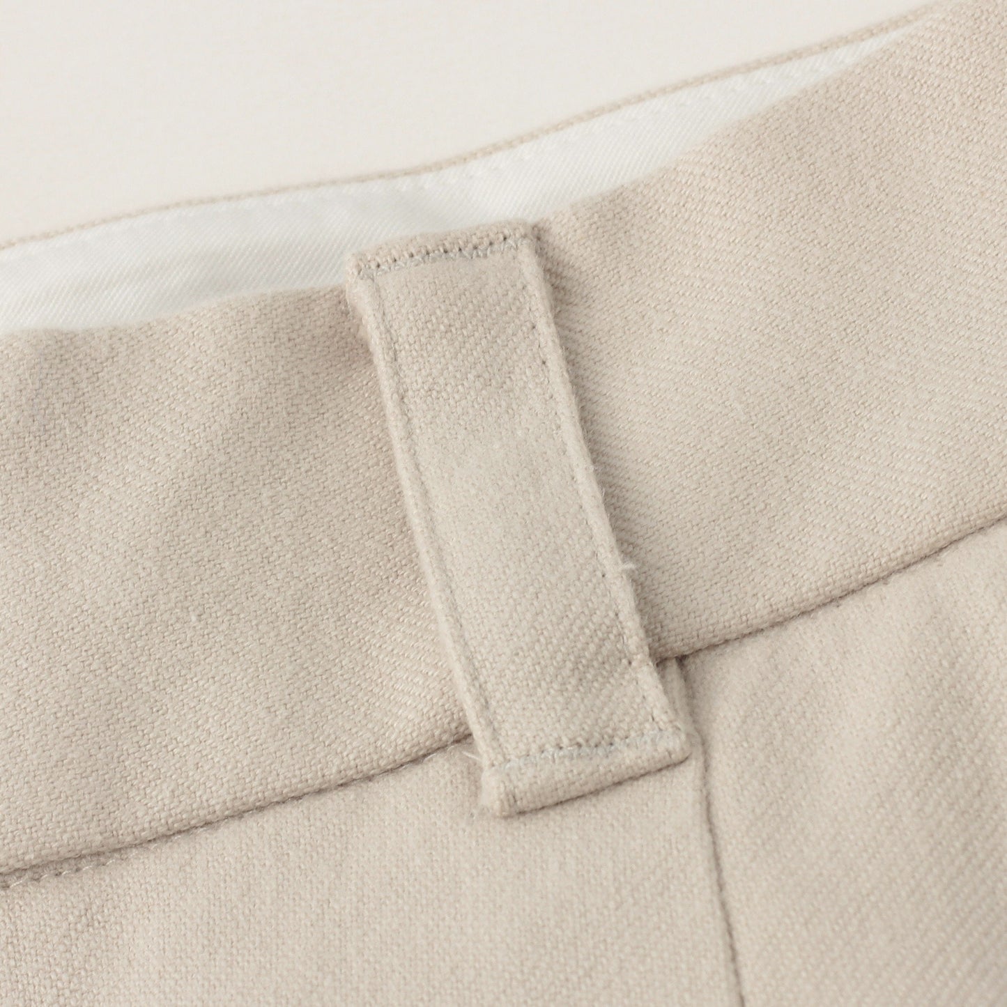 COTTON TWILL TROUSERS