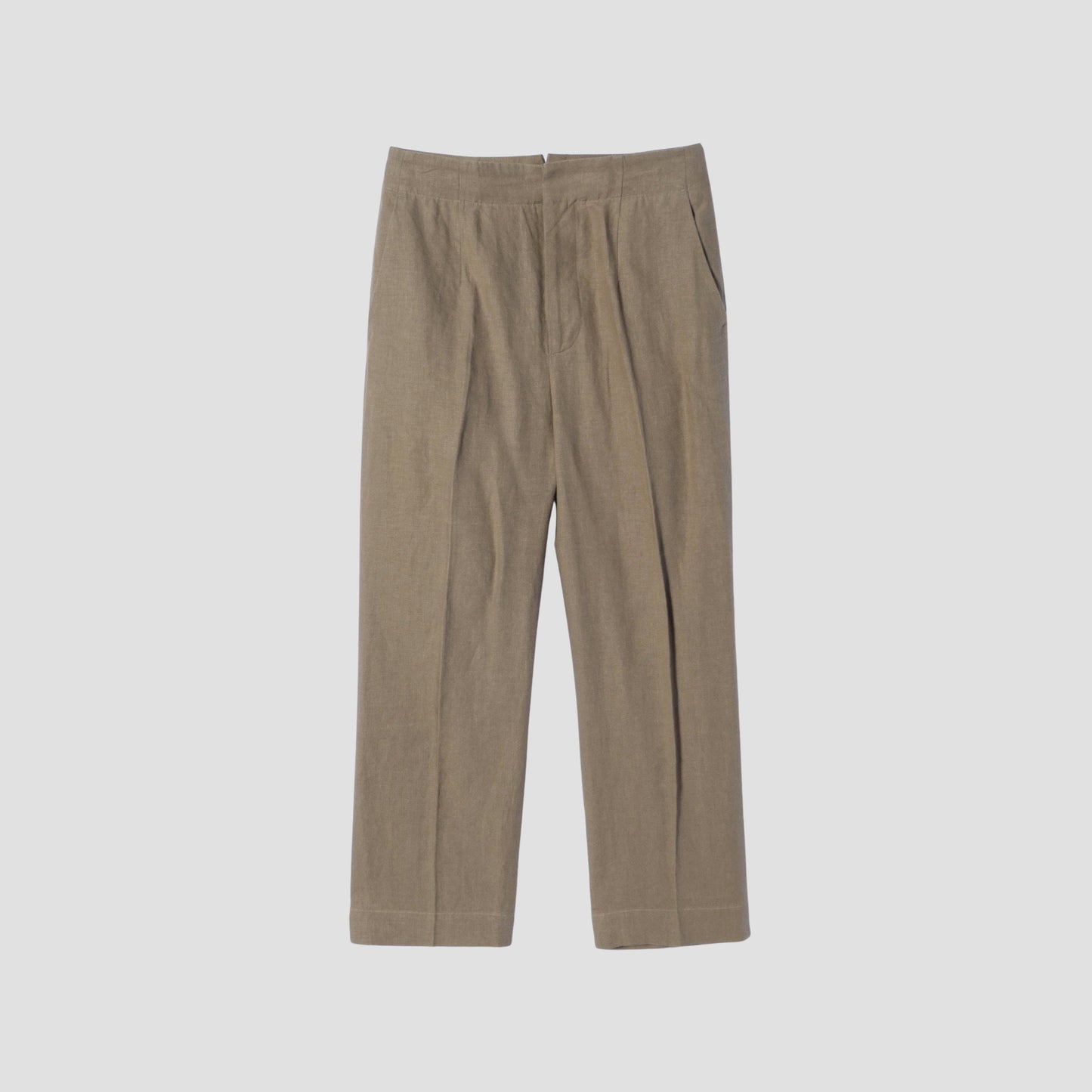 PLAIN LINEN TROUSERS