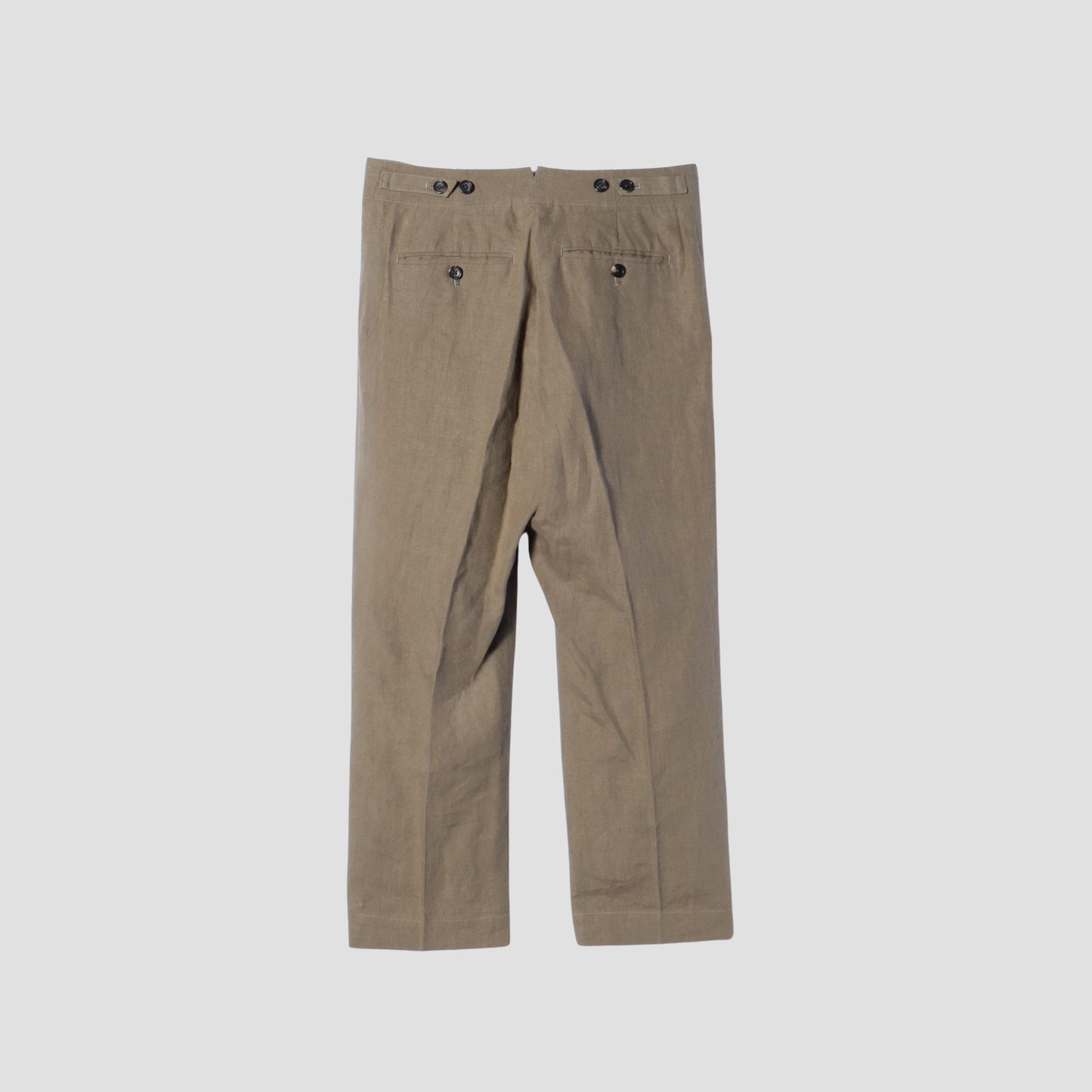 PLAIN LINEN TROUSERS