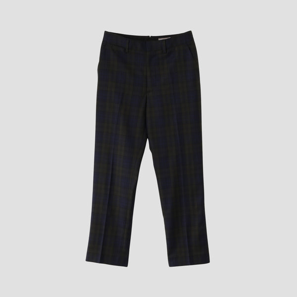 WOOL BLACKWATCH TROUSERS