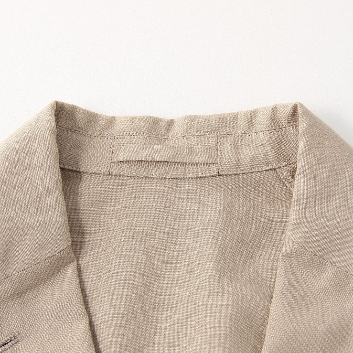 COTTON LINEN OXFORD JACKET