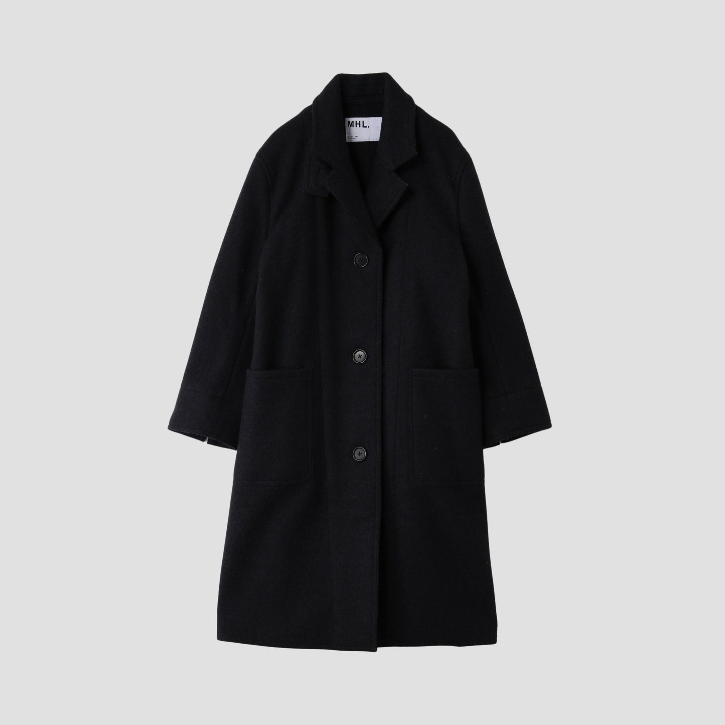 HEAVY WOOL MELTON COAT