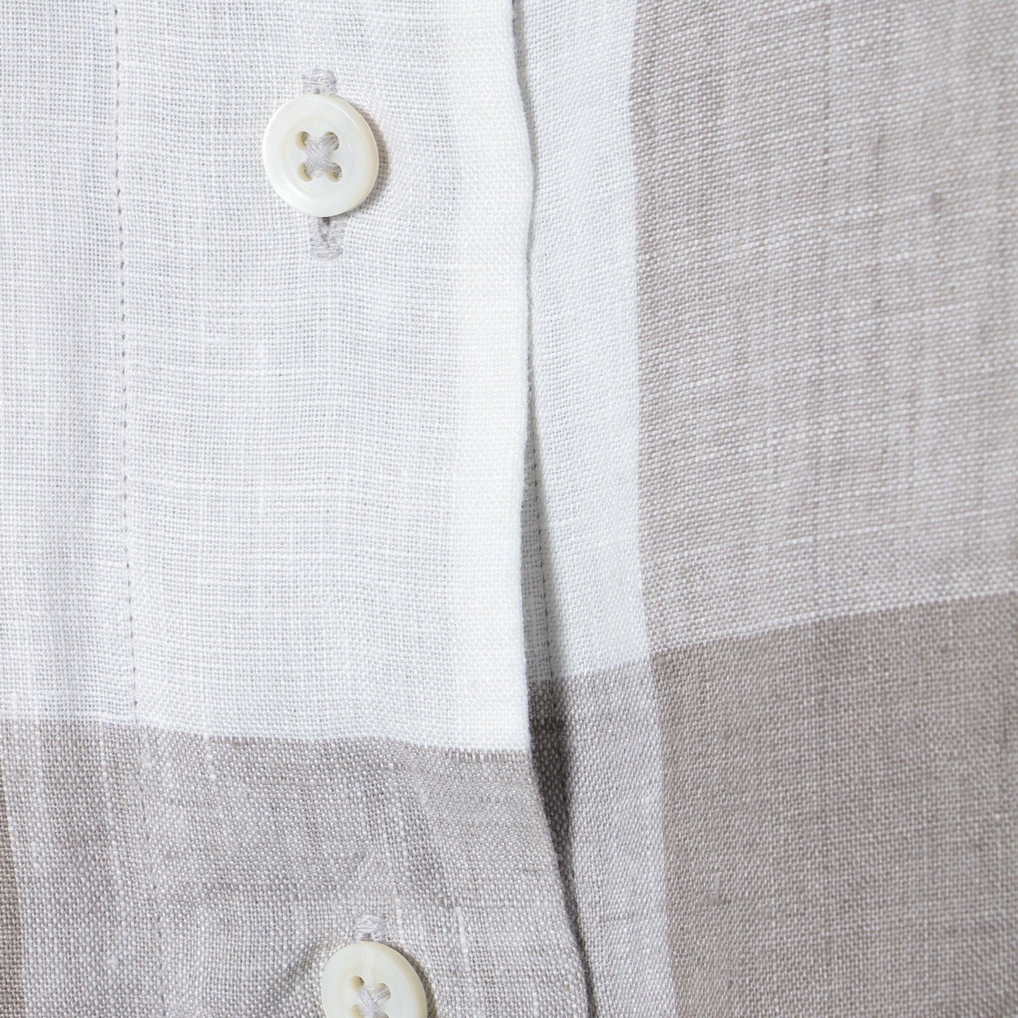 LARGE CHECK LINEN SHIRT