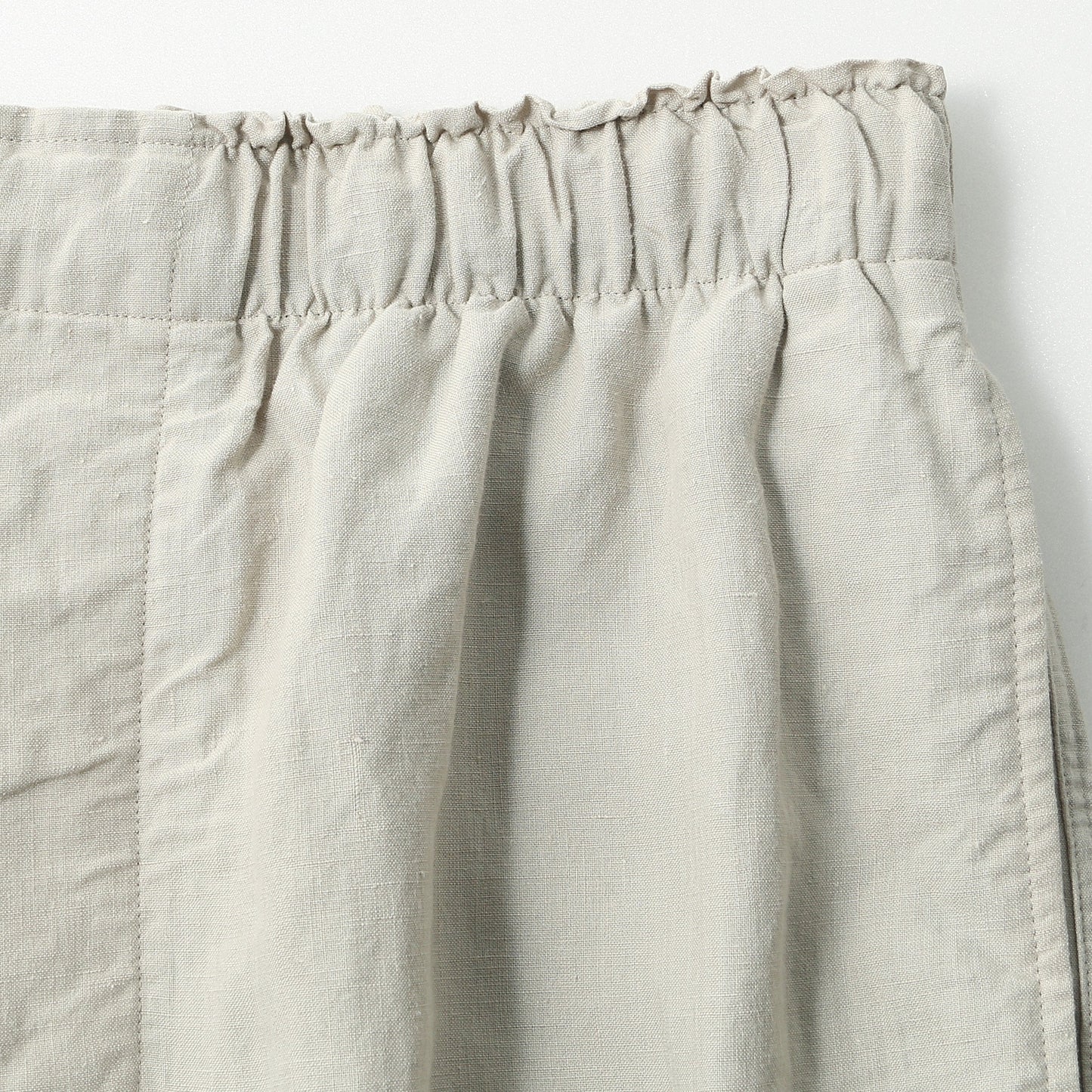 LINEN PLAINWEAVE TROUSERS