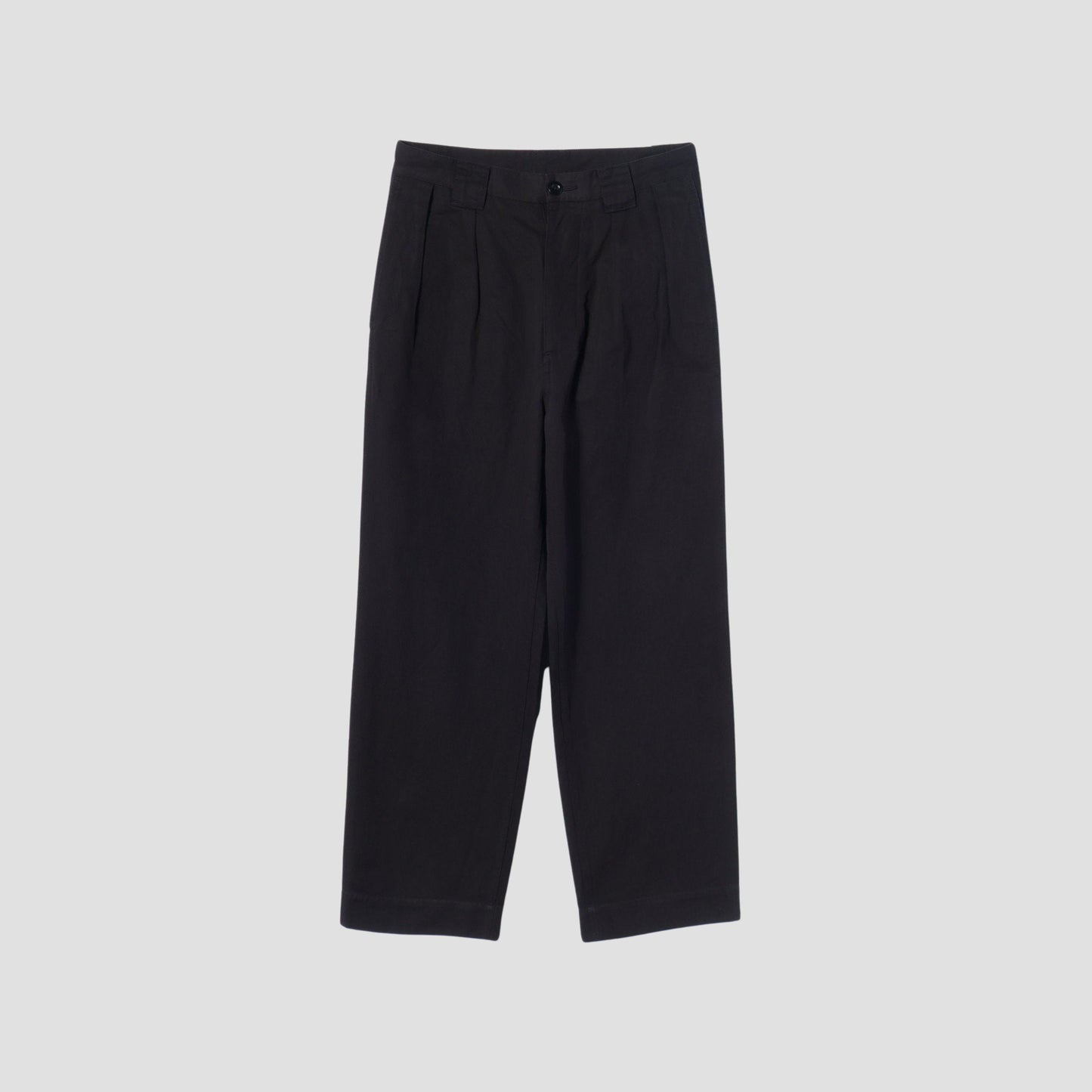 LIGHTWEIGHT COTTON LINEN TWILL TROUSERS
