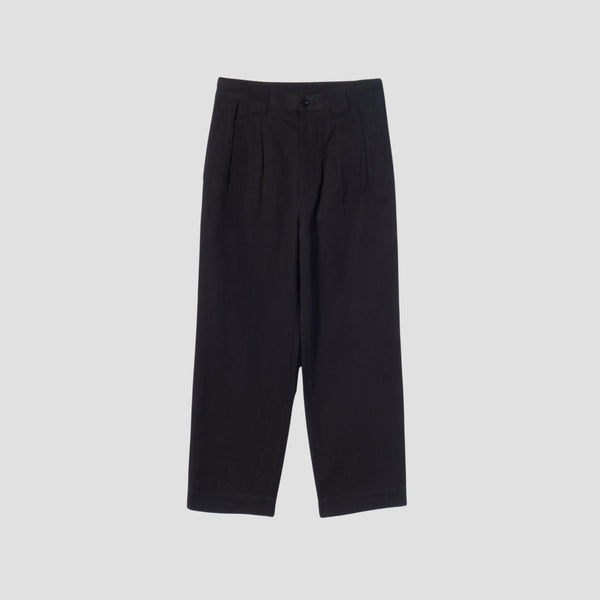 LIGHTWEIGHT COTTON LINEN TWILL TROUSERS