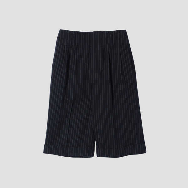 BROKEN STRIPE WOOL TROUSERS