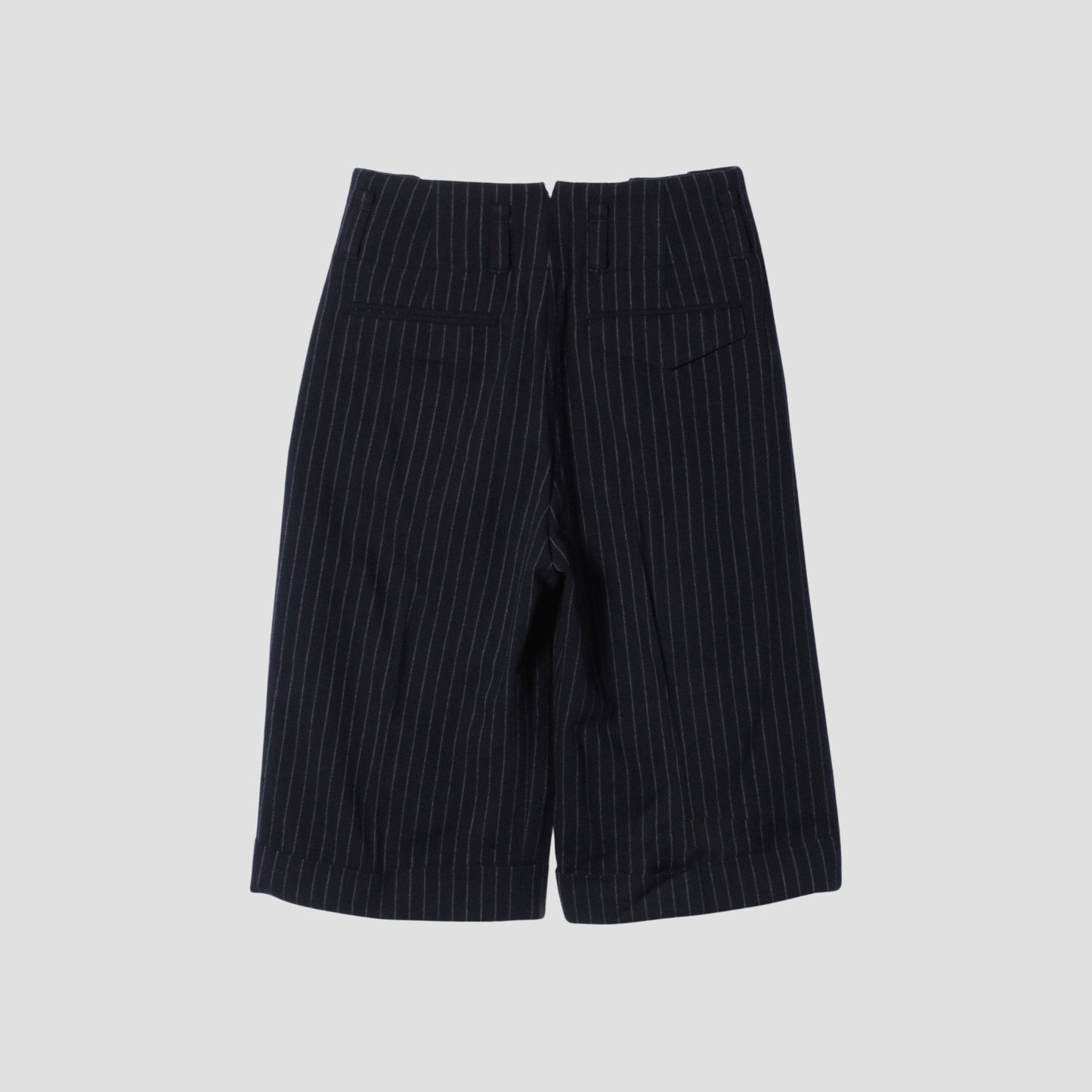 BROKEN STRIPE WOOL TROUSERS