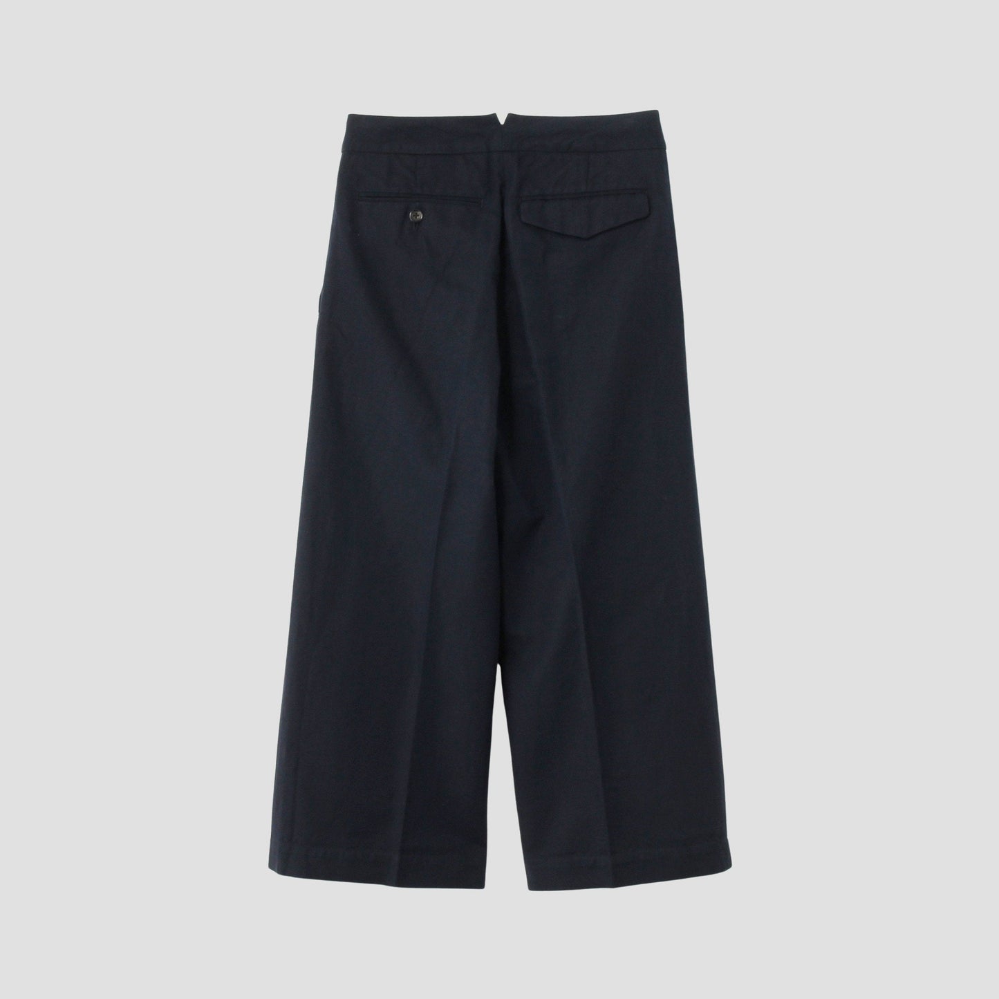 COTTON LINEN TWILL TROUSERS