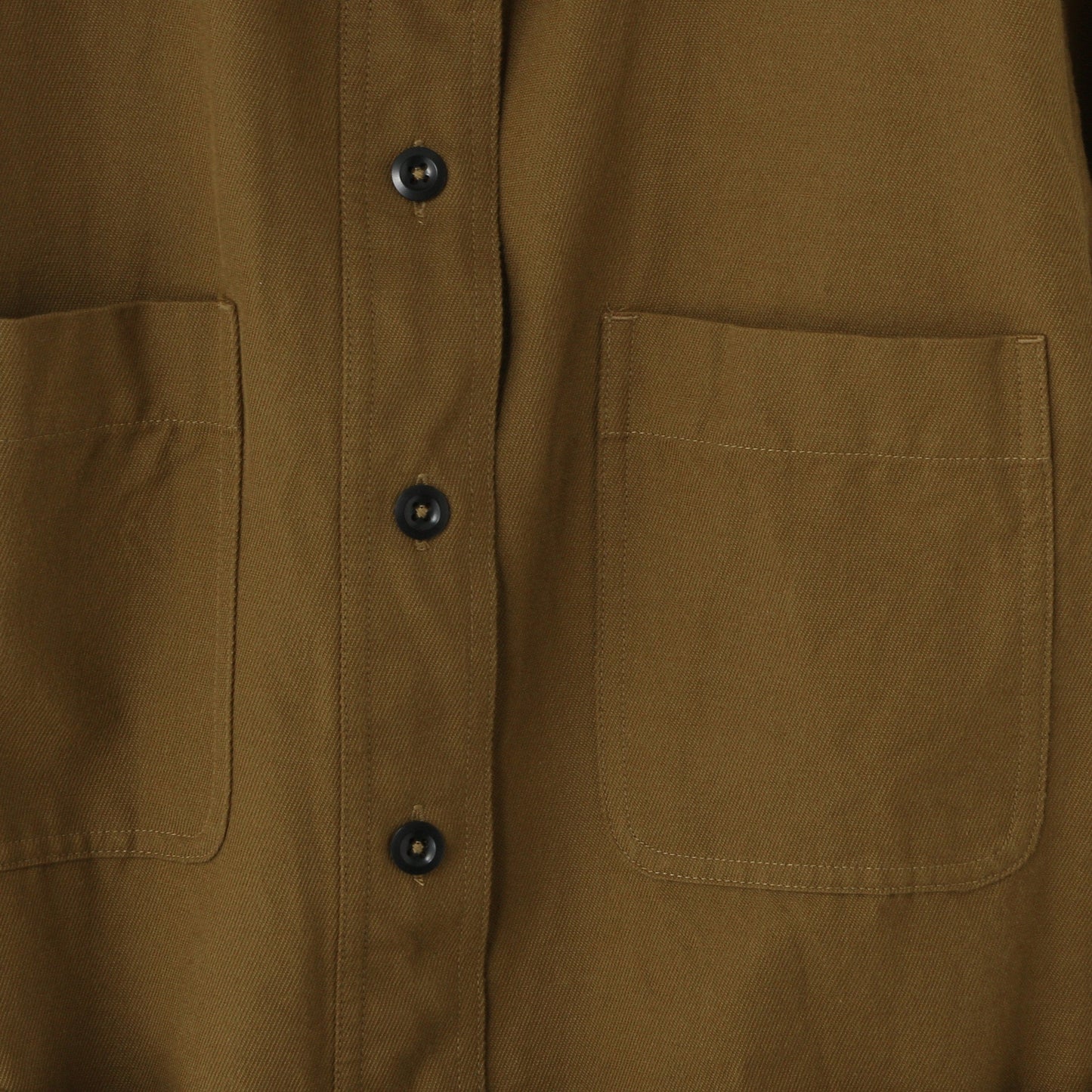 WOOL COTTON TWILL DRESS