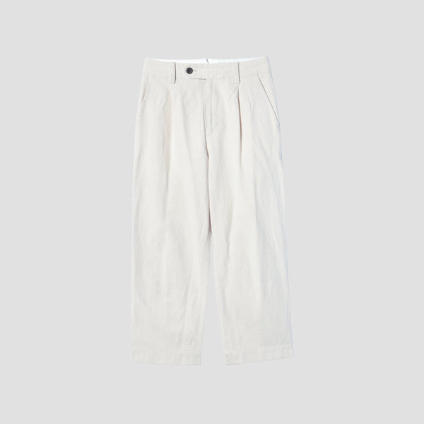 COTTON LINEN SILK TROUSERS