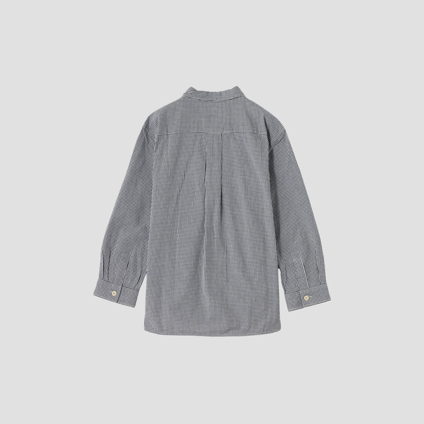 WASHED COTTON CHECK SHIRT