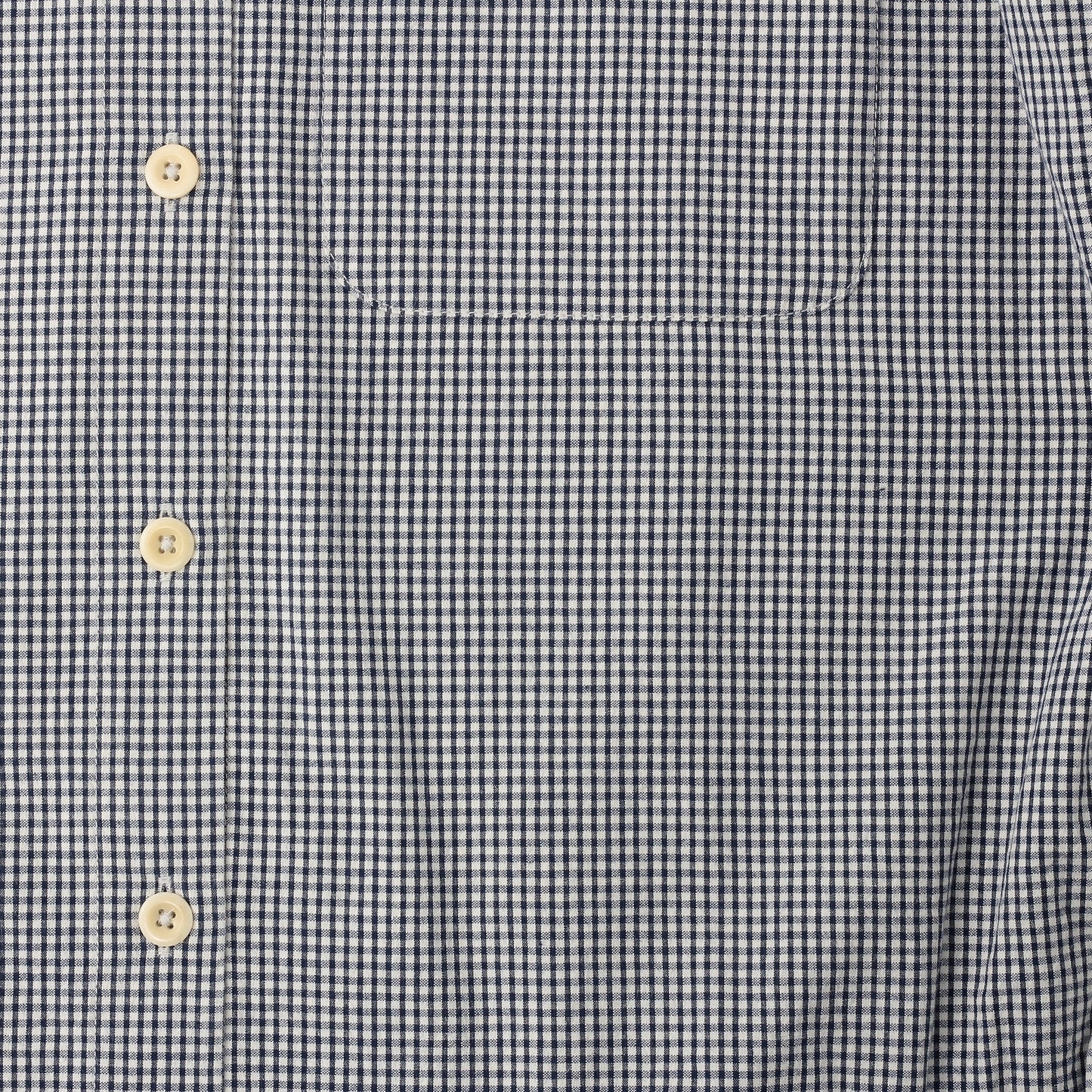 WASHED COTTON CHECK SHIRT