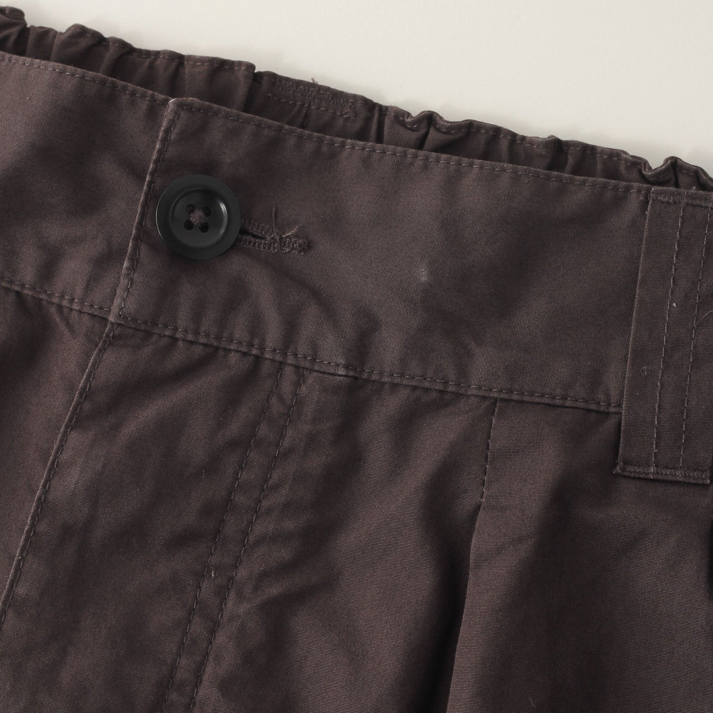 FINE COMPACT COTTON POPLIN TROUSERS