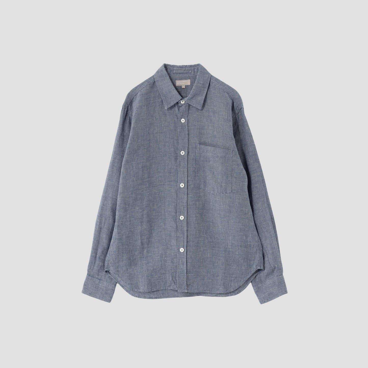 GRAPH CHECK LINEN SHIRT