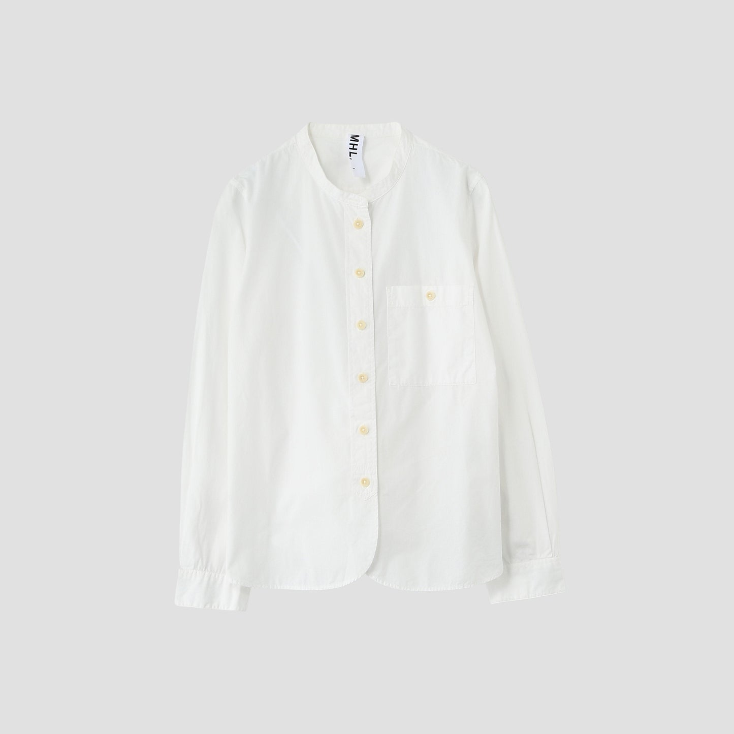 GARMENT DYE BASIC POPLIN SHIRT