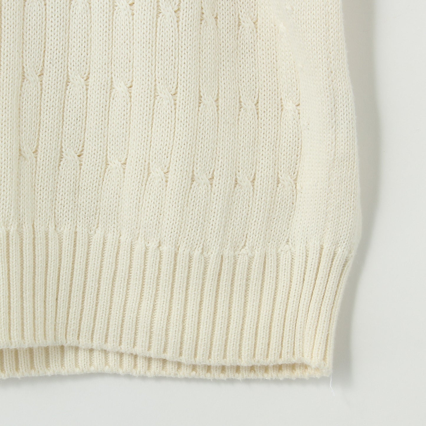 SOFT COTTON CABLE KNIT