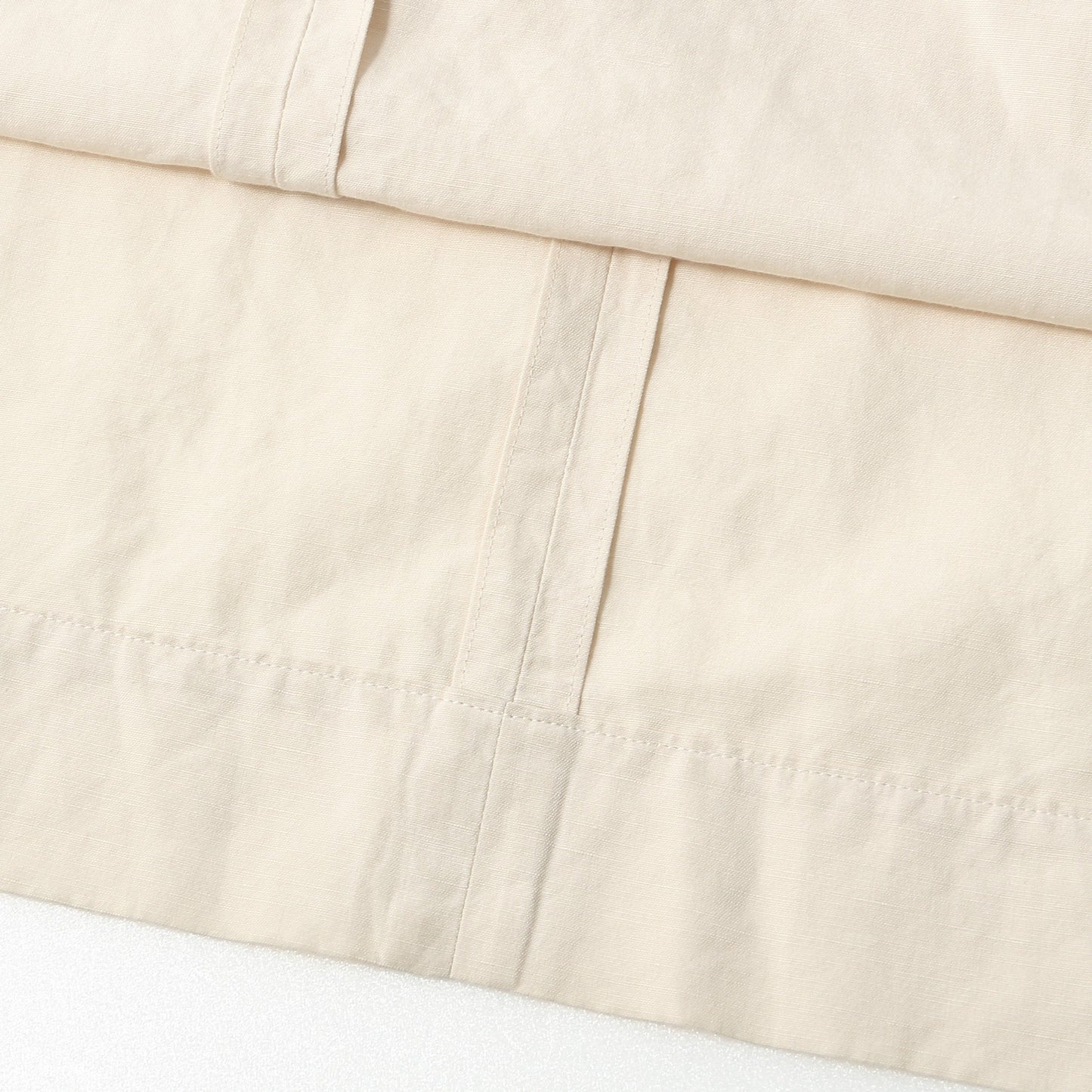 PLAIN WEAVE COTTON LINEN SKIRT