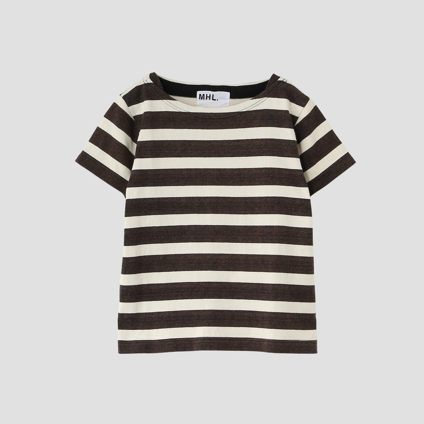 FADED STRIPE COTTON JERSEY