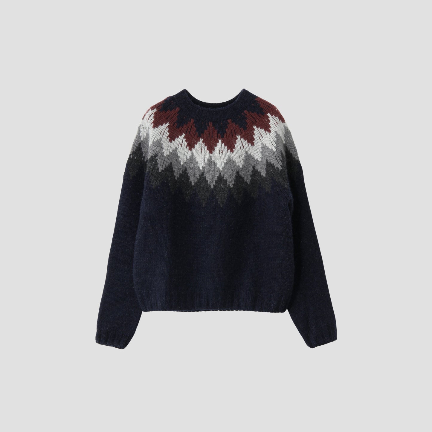 DIAMOND FAIRISLE JUMPER KNIT