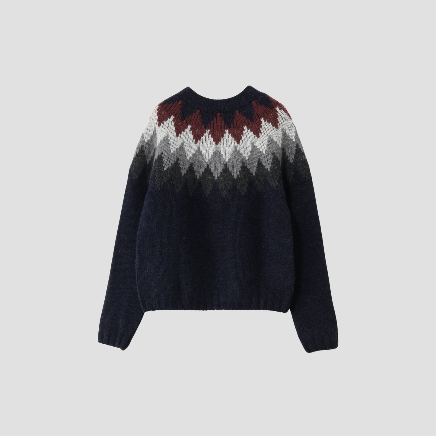 DIAMOND FAIRISLE JUMPER KNIT