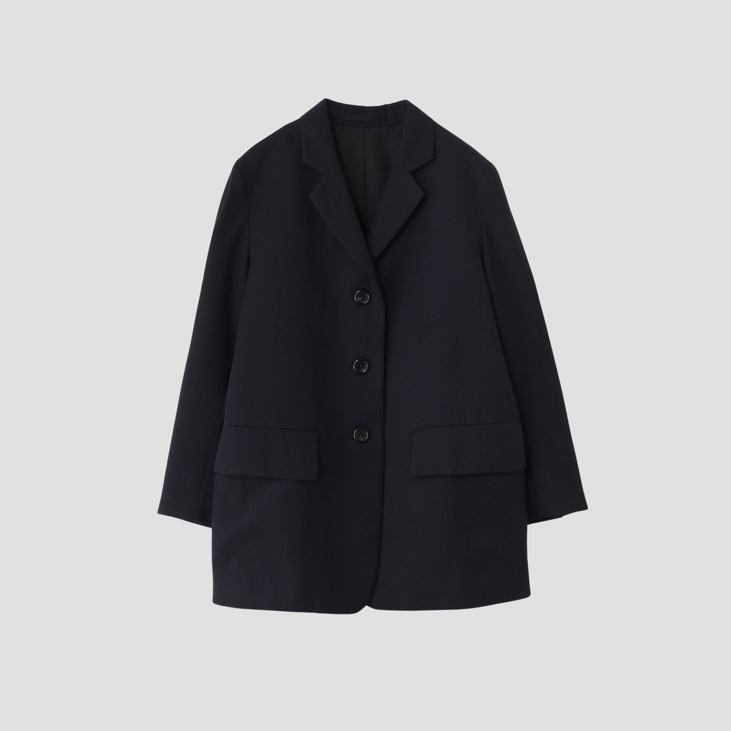 WOOL COTTON GABARDINE COAT