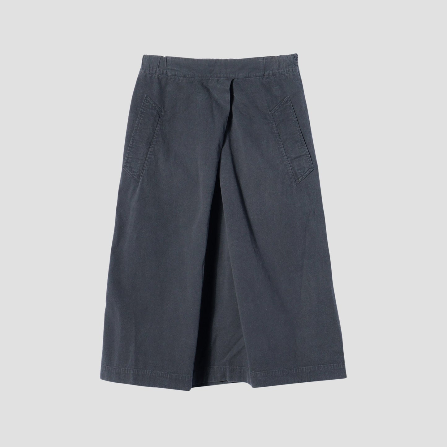WASHED COTTON LINEN SKIRT
